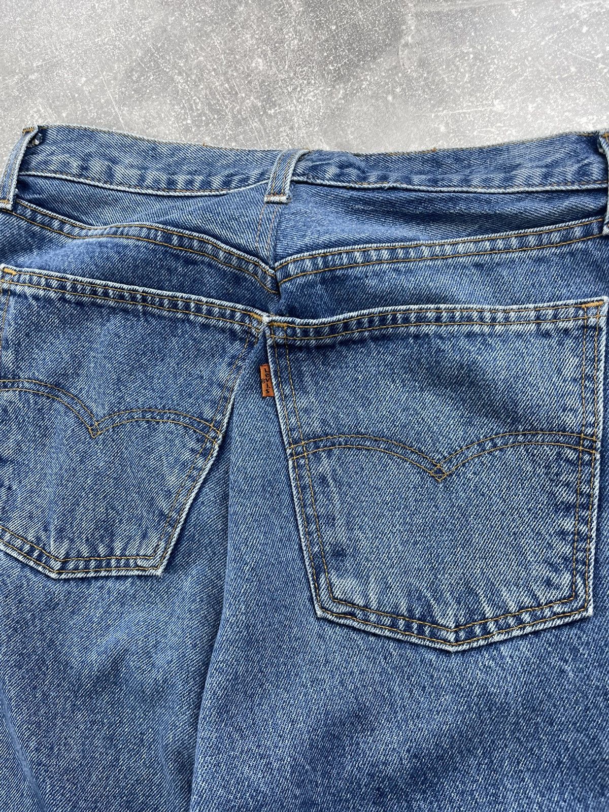 Levi's Vintage Clothing × Vintage Levi’s 615 Guide Straight Slim Fit Jeans Made In Belgium Size US 34 / EU 50 - 5 Thumbnail