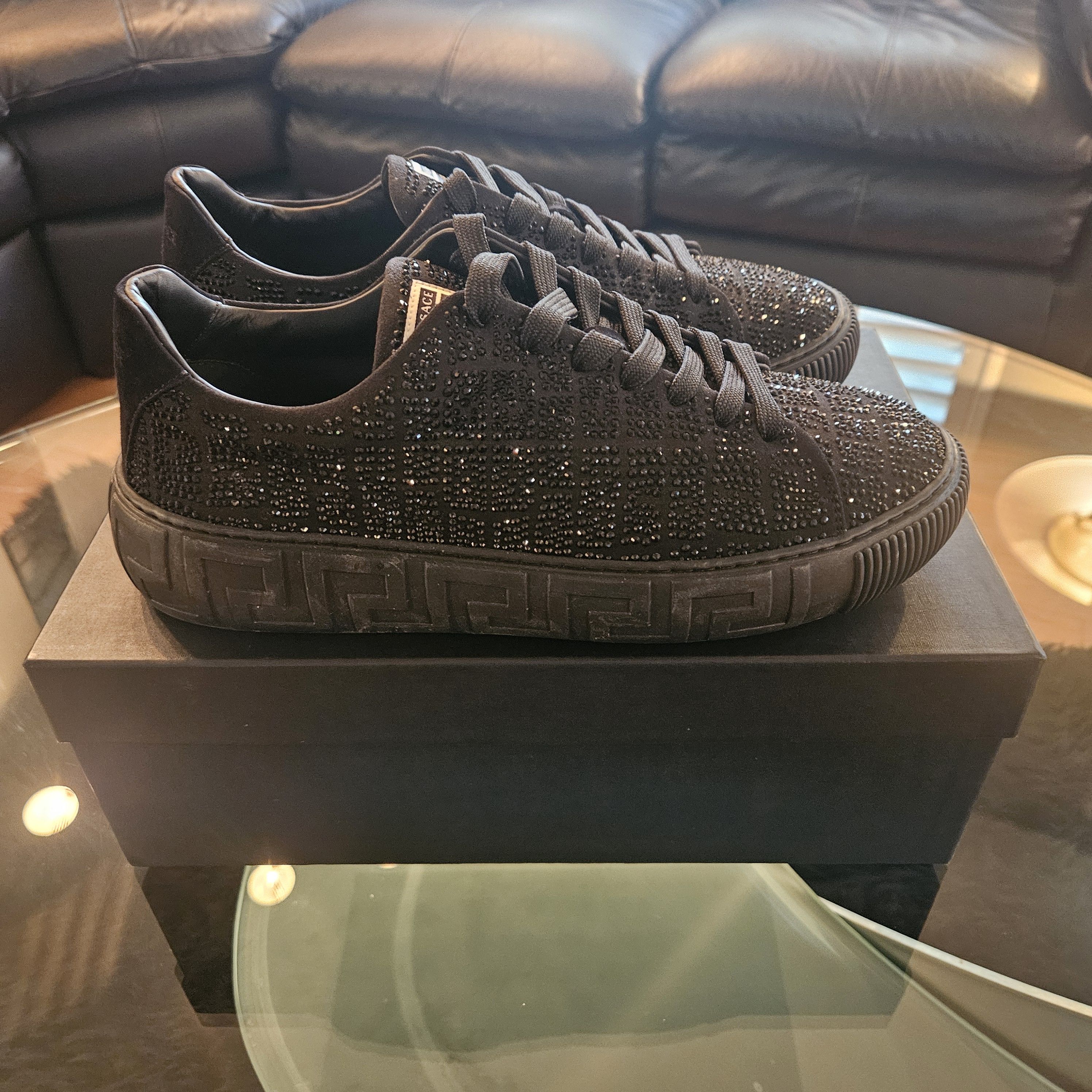 Versace Versace Greca Low 'Crystal Croc Effect Size US 10 / EU 43 - 1 Thumbnail