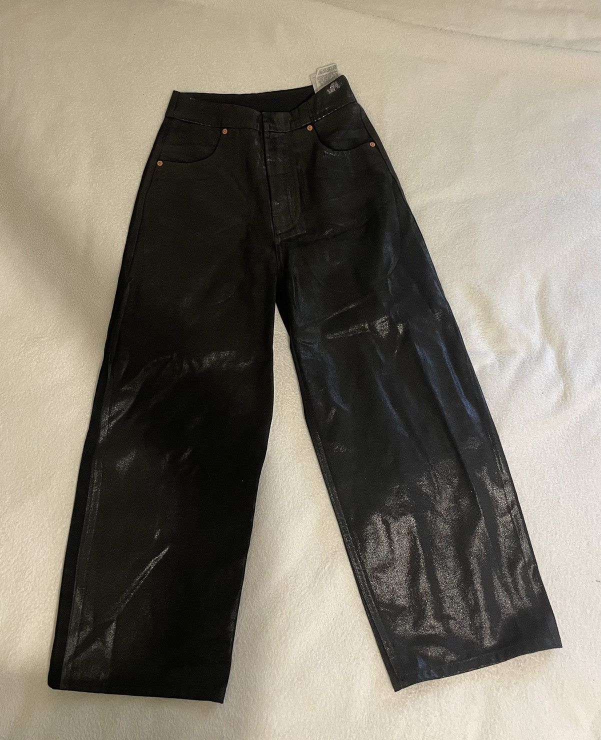 Maison Margiela MM6 Maison Margiela Coated Jeans Size 28" / US 6 / IT 42 - 4 Thumbnail