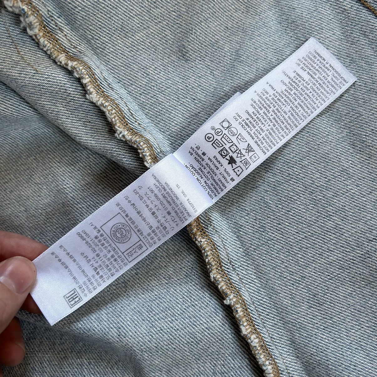 ERL × Levi's LiGHT BLUE STONE WASH FiTTED DENiM SHiRT A53830000 Size M / US 6-8 / IT 42-44 - 12 Thumbnail