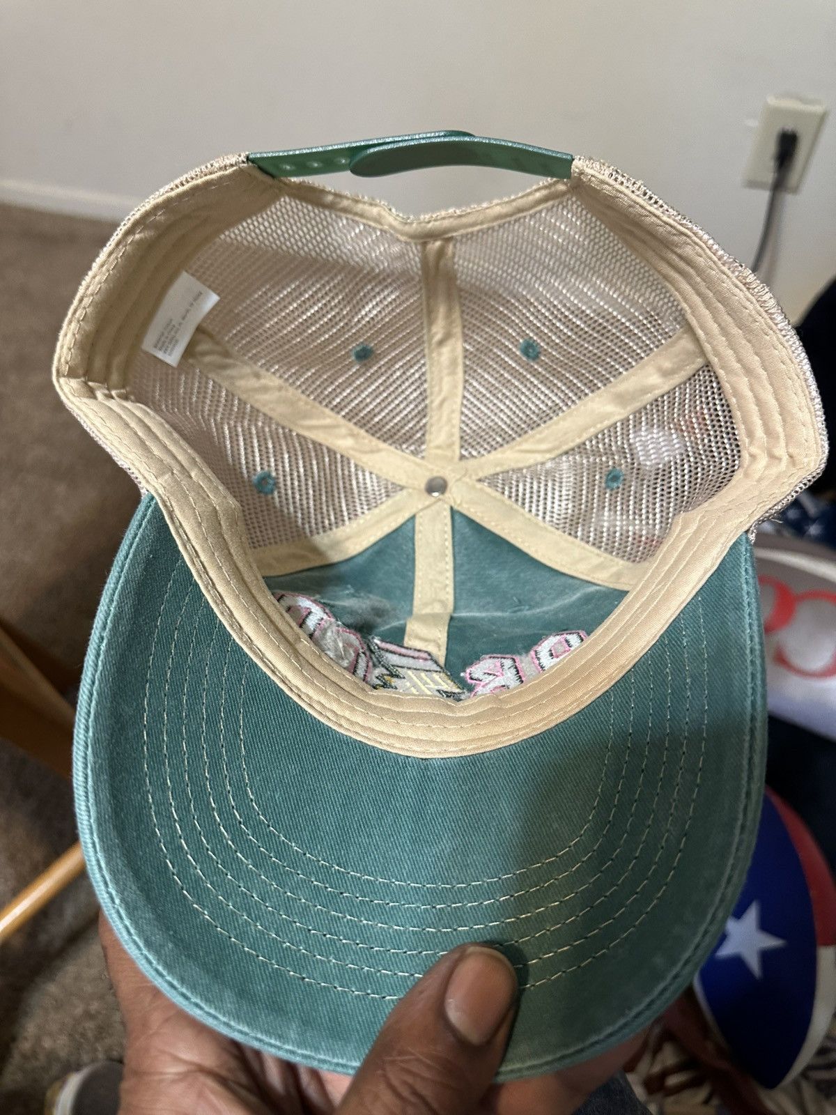 Nike VINTAGE ABCD Rock band “ triple green” hat 00s Size ONE SIZE - 7 Thumbnail