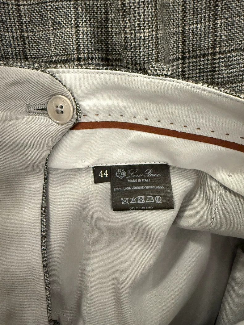 Loro Piana LORO PIANA Wool plaid trousers Size 28" / US 6 / IT 42 - 5 Thumbnail