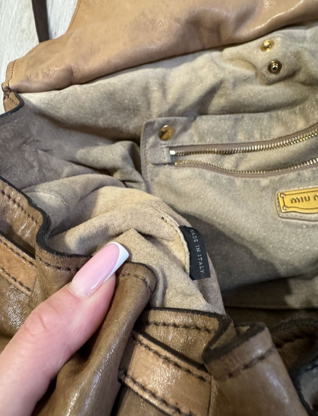 Miu Miu Miu Miu Vintage Leather Bag Size ONE SIZE - 5 Thumbnail