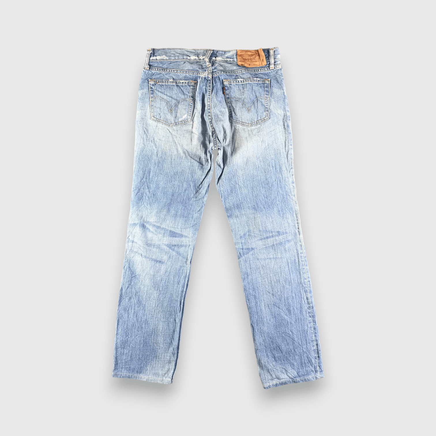 Levi's 90s Vintage Blue Wash Levis 501 Jeans-J3572 Size 31" - 2 Thumbnail