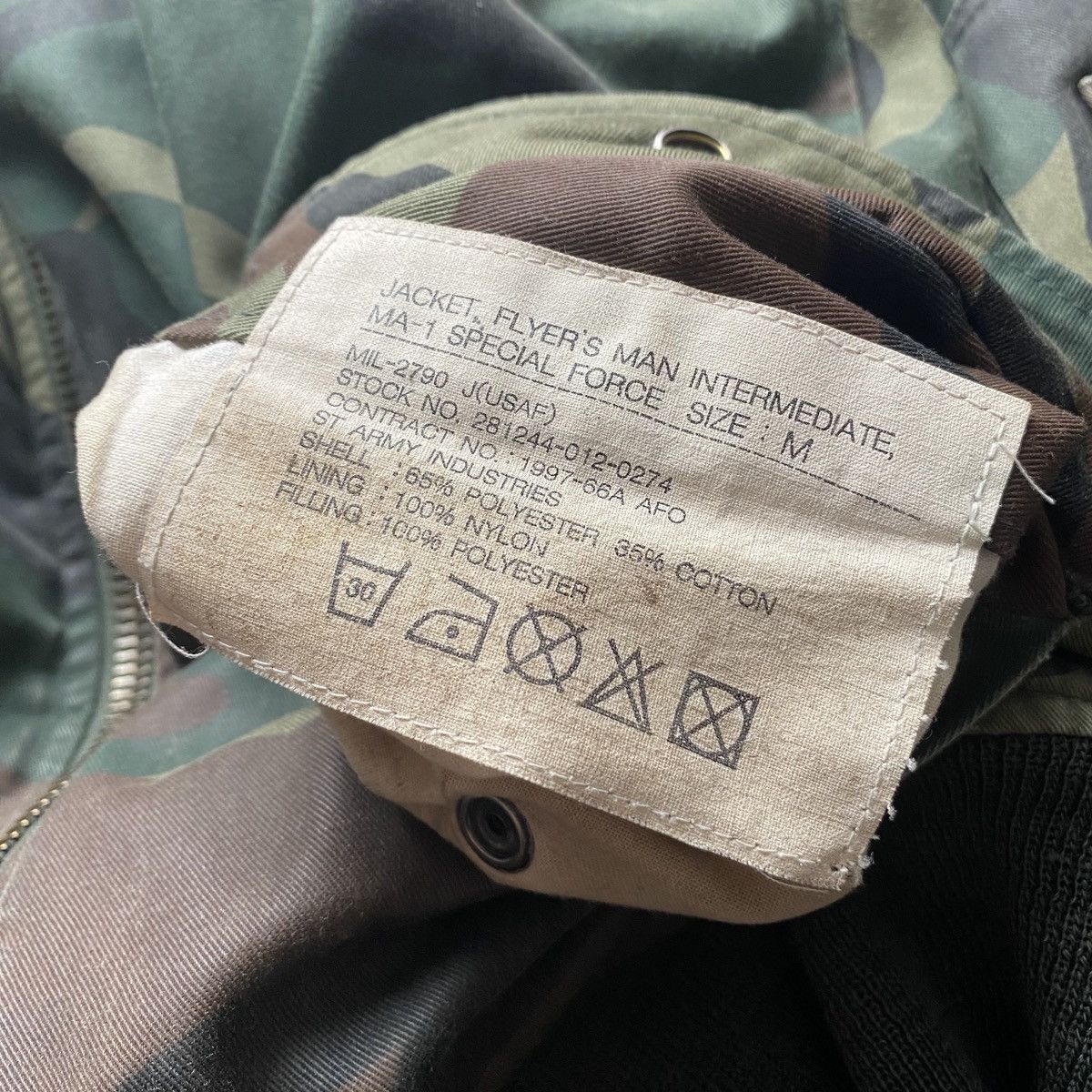 Delta Fostex garments MA-1 delta bomber riot! Size US M / EU 48-50 / 2 - 3 Thumbnail