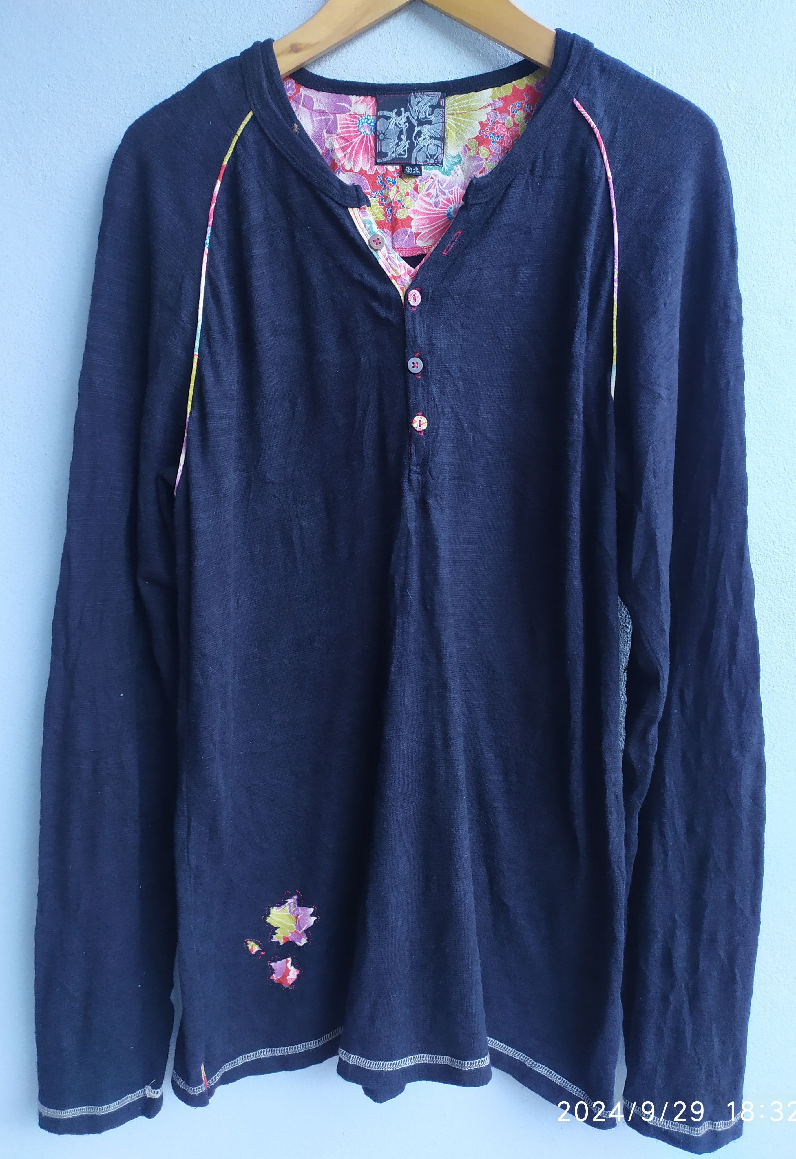 If Six Was Nine × Japanese Brand × Le Grande Bleu (L.G.B.) Japanese brand dauble Layered Long Sleve ifsix Lgb Size US XL / EU 56 / 4 - 1 Thumbnail