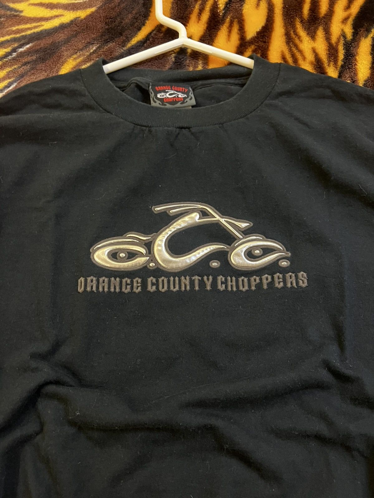 Vintage × West Coast Choppers Vintage Orange County Choppers Black Faded Tee Size US L / EU 52-54 / 3 - 2 Thumbnail