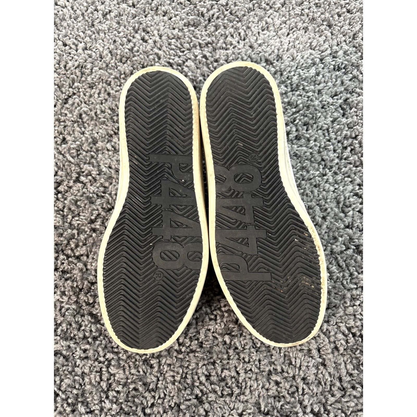 P448 P448 Sneakers Women Leather White Leopard You Can Surf Later EU 37 US 6.5 Sneaker Low Top Lace Up Size US 7 / IT 37 - 7 Thumbnail