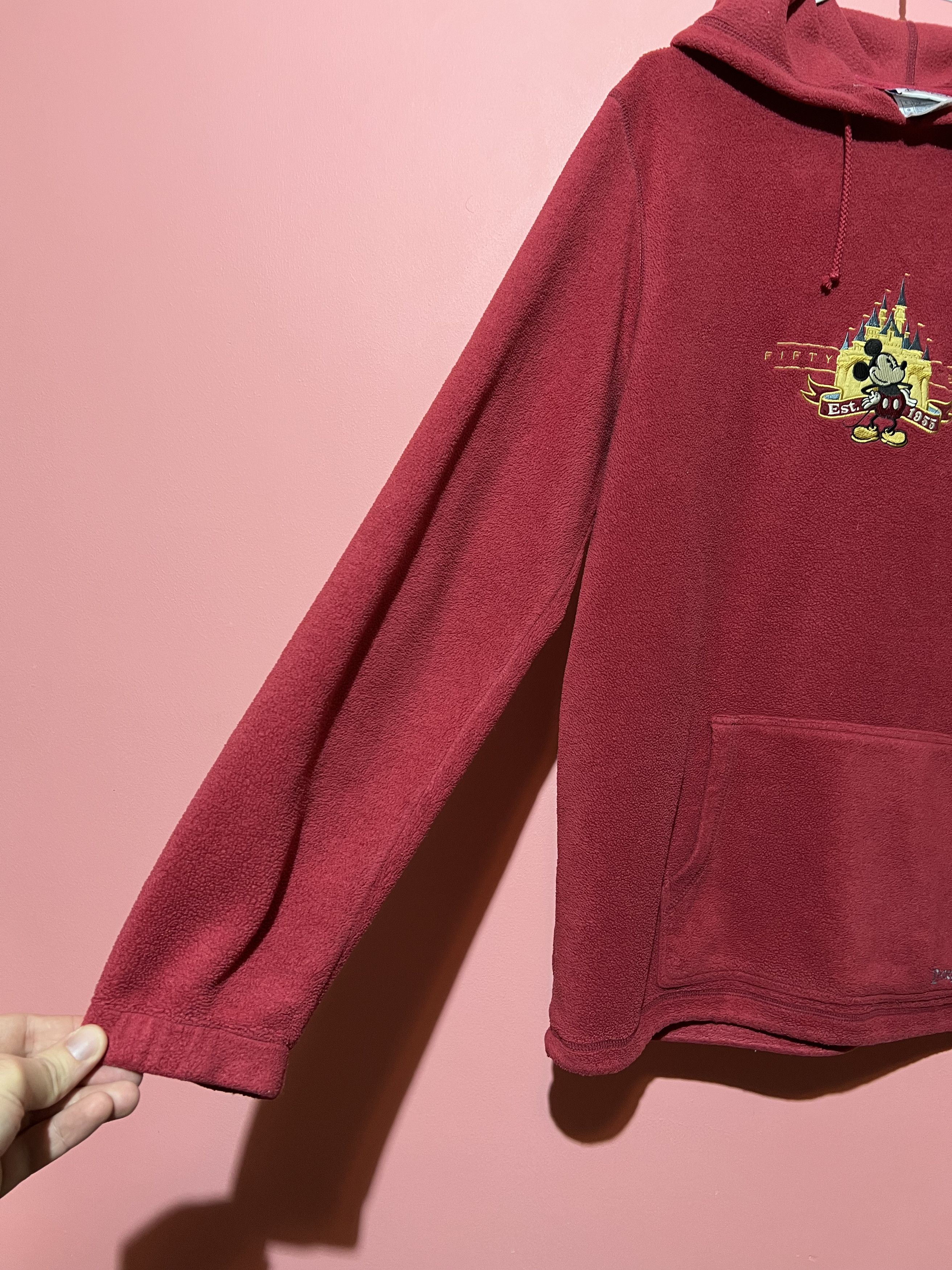 Disney Disney vintage fleece hoodie resort vtg y2k red Size US L / EU 52-54 / 3 - 4 Thumbnail