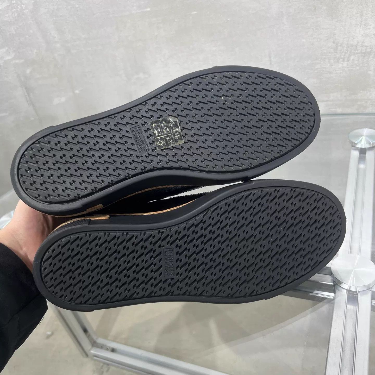 Hermes Hermes black H-logo platform shoes 37 EU Size US 6.5 / IT 36.5 - 7 Thumbnail