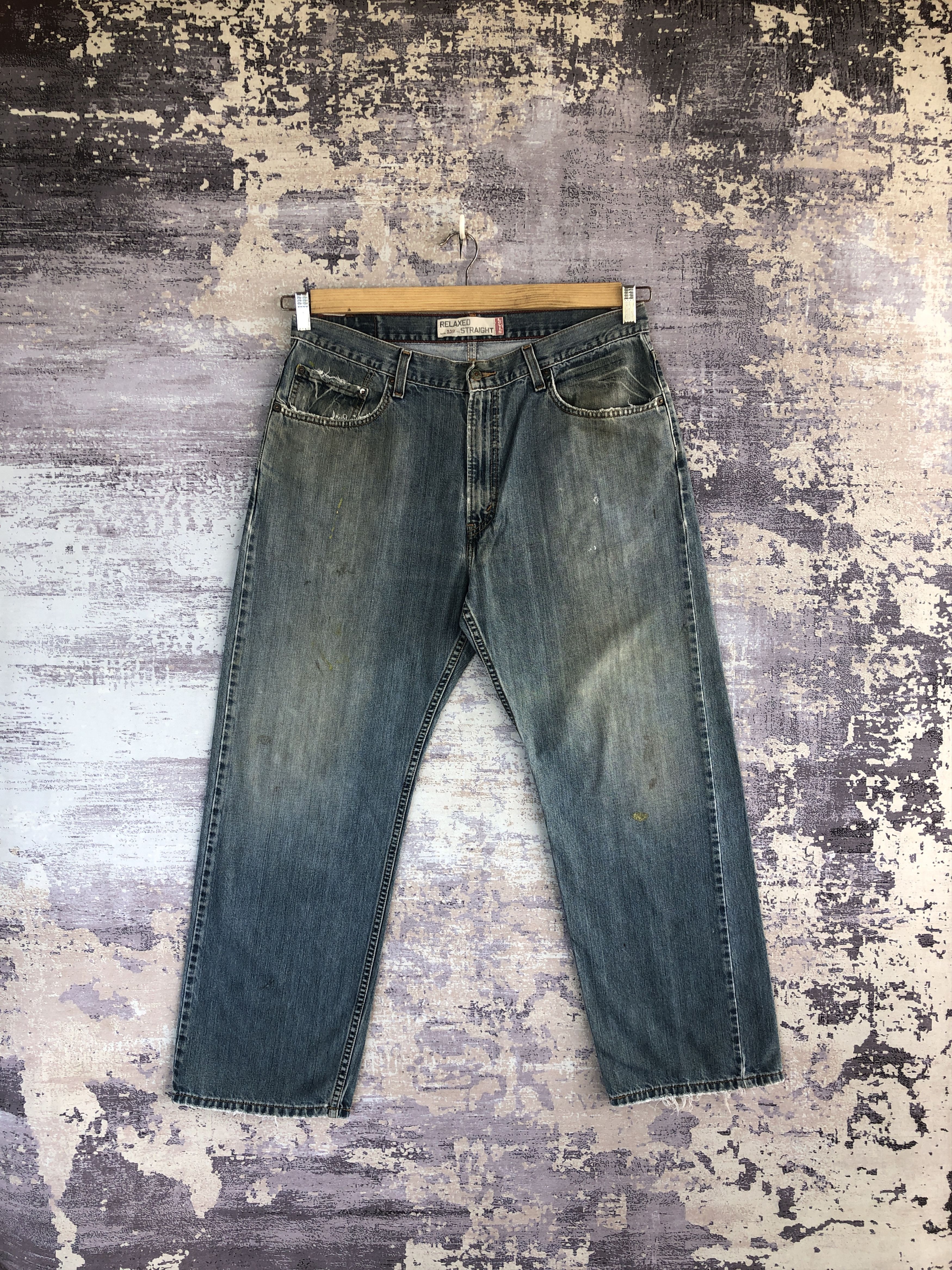 Levi's Vintage Levis Baggy Jeans Levi's 559 Faded Light Wash Denim Size US 34 / EU 50 - 1 Thumbnail
