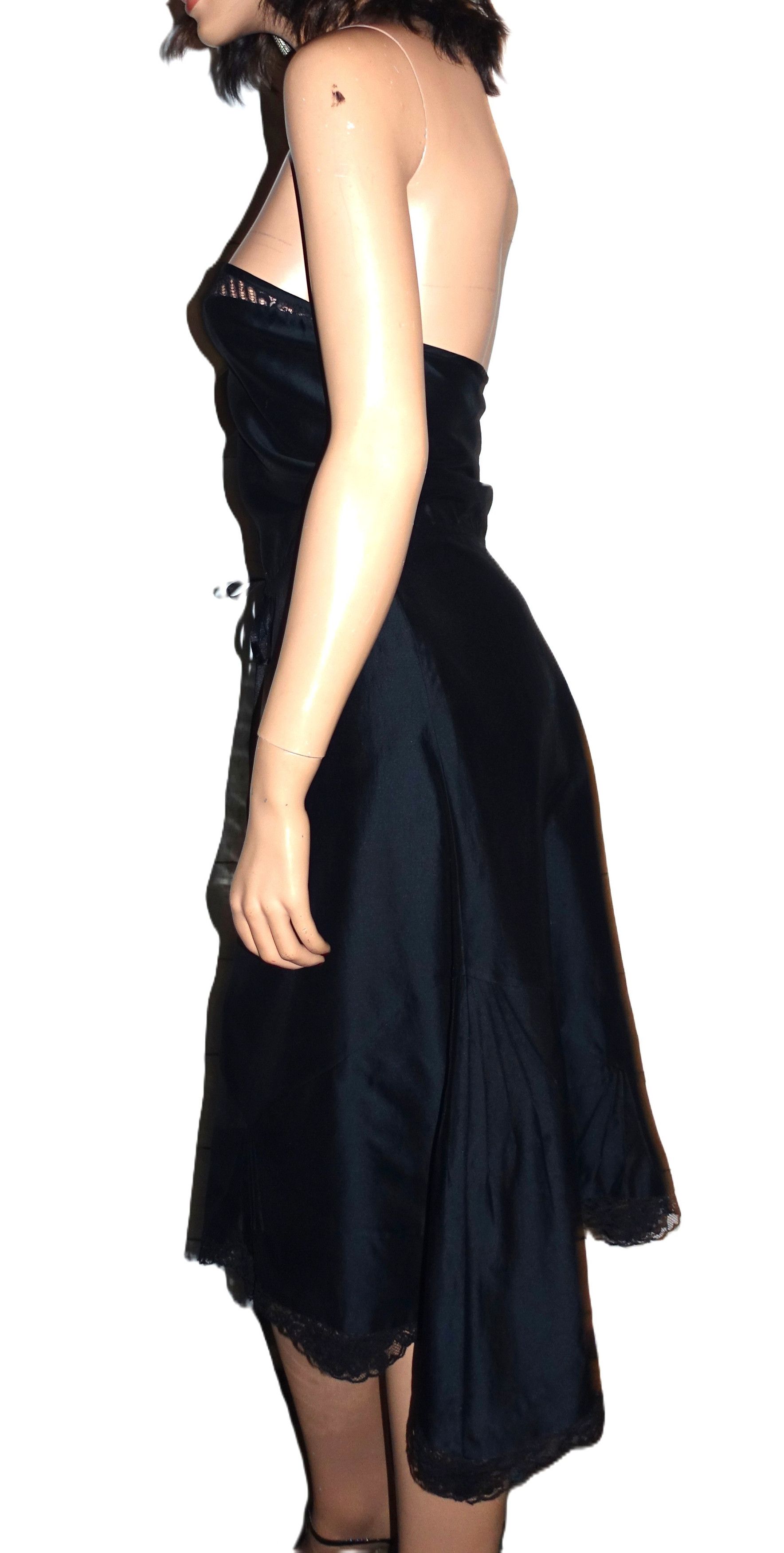 Banana Republic Banana Republic Black Strapless Lace Party Dress 2 Size XS / US 0-2 / IT 36-38 - 4 Thumbnail