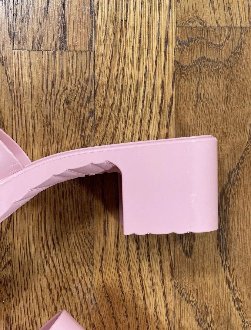 Gucci Gucci Patent Leather Sandals Heels Light Pink Women’s 39 Size US 9 / IT 39 - 8 Thumbnail