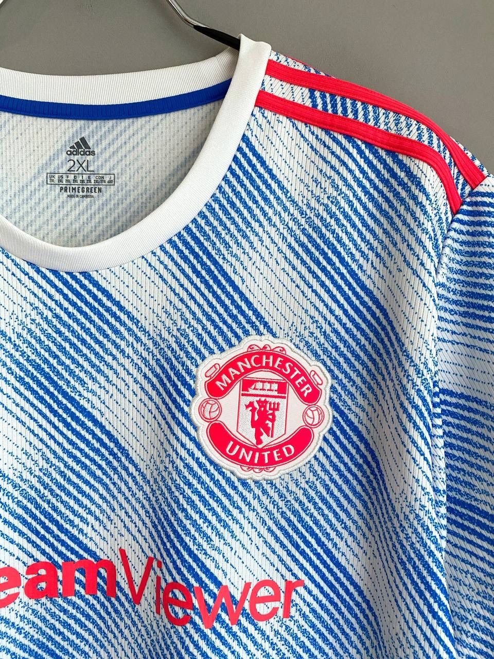 Adidas Manchester United 2021/22 Away Soccer Jersey #7 RONALDO, XXL Size US XXL / EU 58 / 5 - 8 Thumbnail