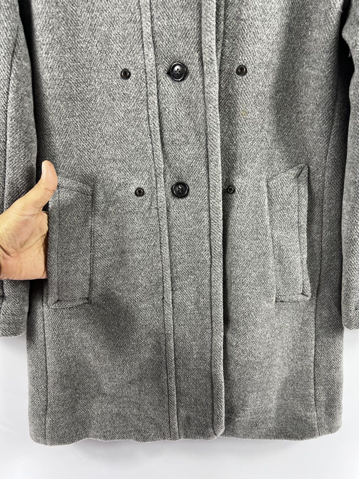 Japanese Brand 🔥 Blanc Basque Wool Long Coat Size S / US 4 / IT 40 - 4 Thumbnail