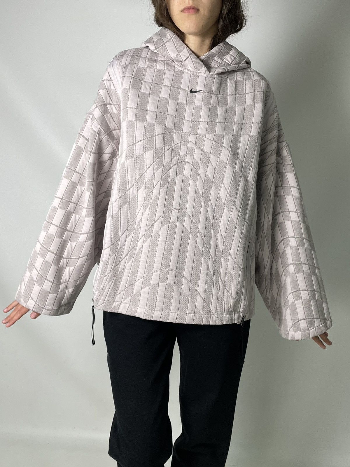 Nike Nike NSW 🌸 tech pack oversized poncho pink hoodie Size M / US 6-8 / IT 42-44 - 3 Thumbnail