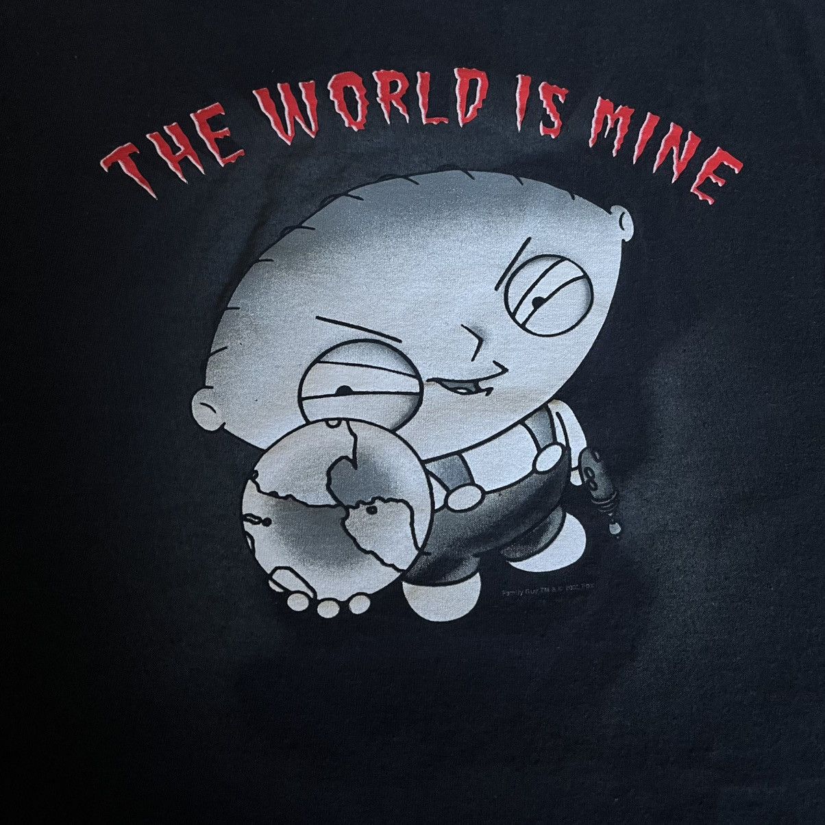 Vintage Vintage 2005 Family Guy The World Is Mine Stevie Graphic Tee Size US M / EU 48-50 / 2 - 3 Thumbnail