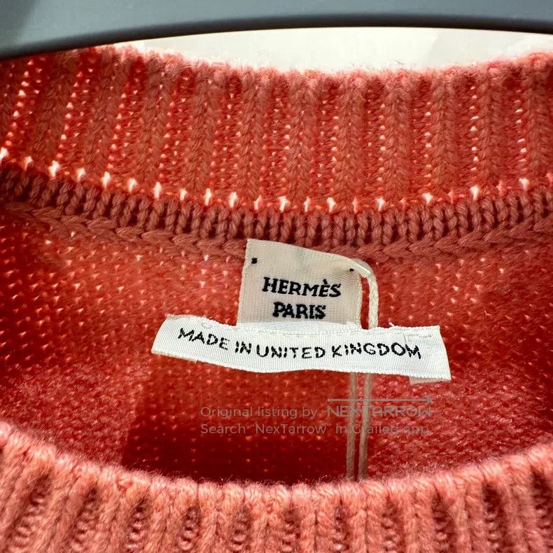 Hermes Hermes Long-sleeve cashmere sweater pullover Size XS / US 0-2 / IT 36-38 - 3 Thumbnail