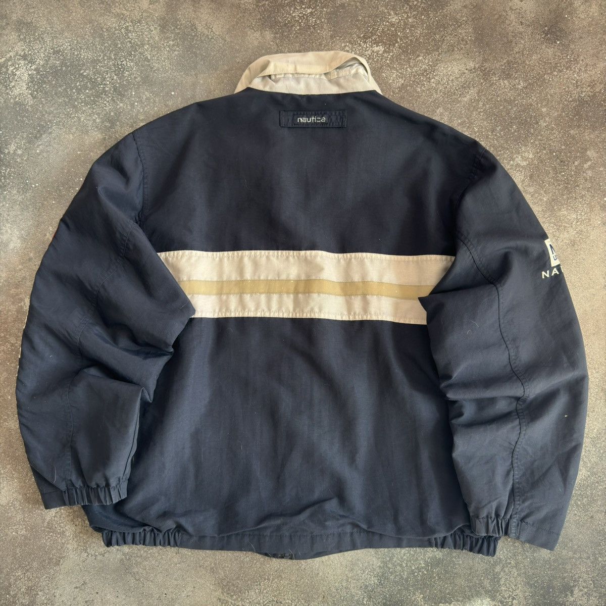 Nautica × Vintage Nautica Vintage Big Logo Zip Jacket Size US XL / EU 56 / 4 - 10 Thumbnail