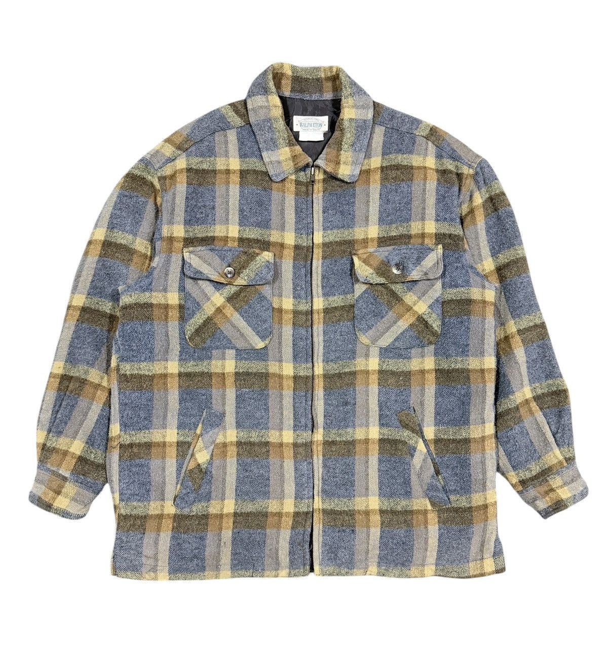 Ralph Lauren Vtg🔥Ralph Eton Shadow Plaid Tartan Hunting Wool Jacket Size US M / EU 48-50 / 2 - 1 Thumbnail