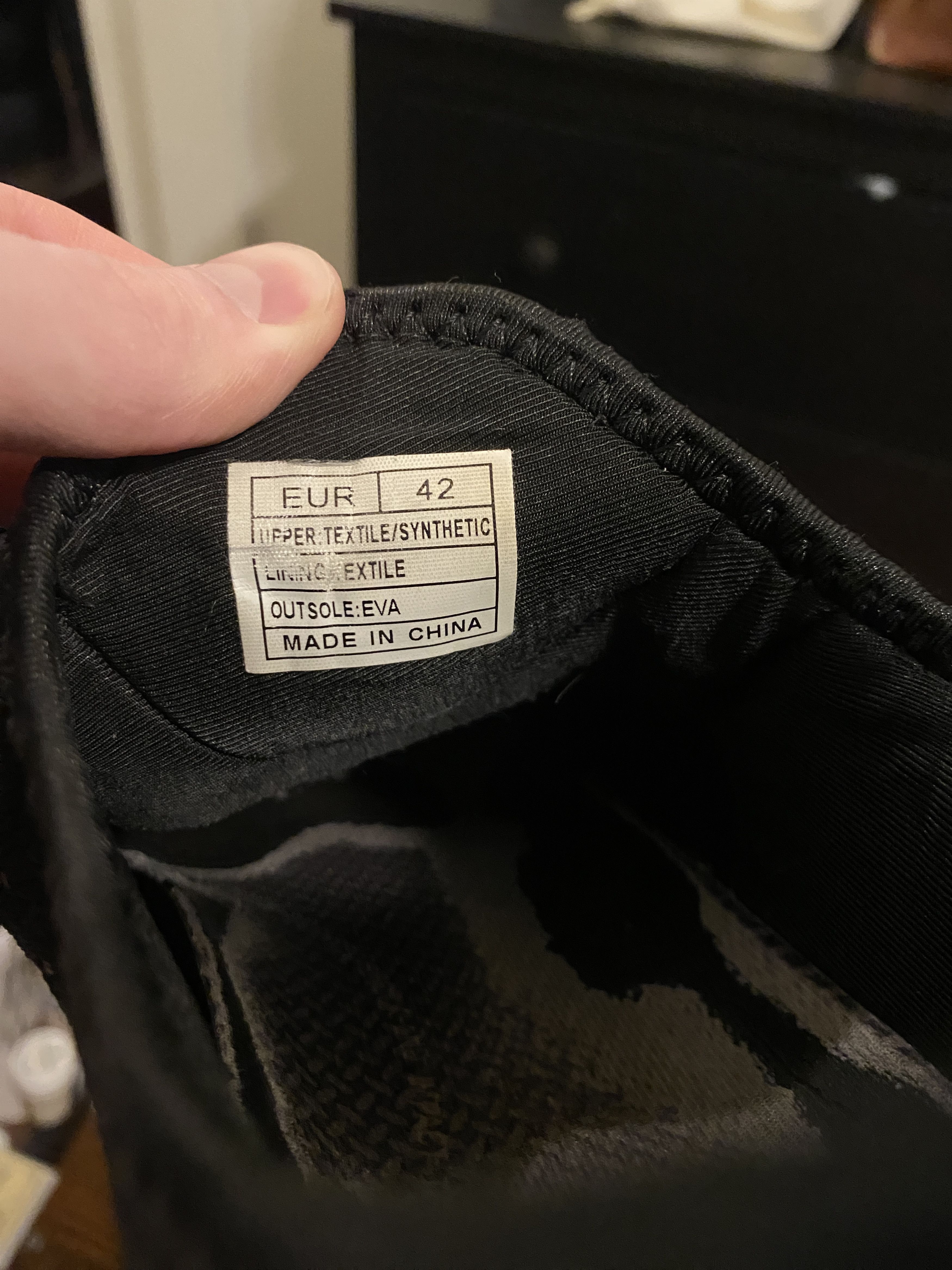 Other men's black tennis shoes Size US 8.5 / EU 41-42 - 8 Thumbnail