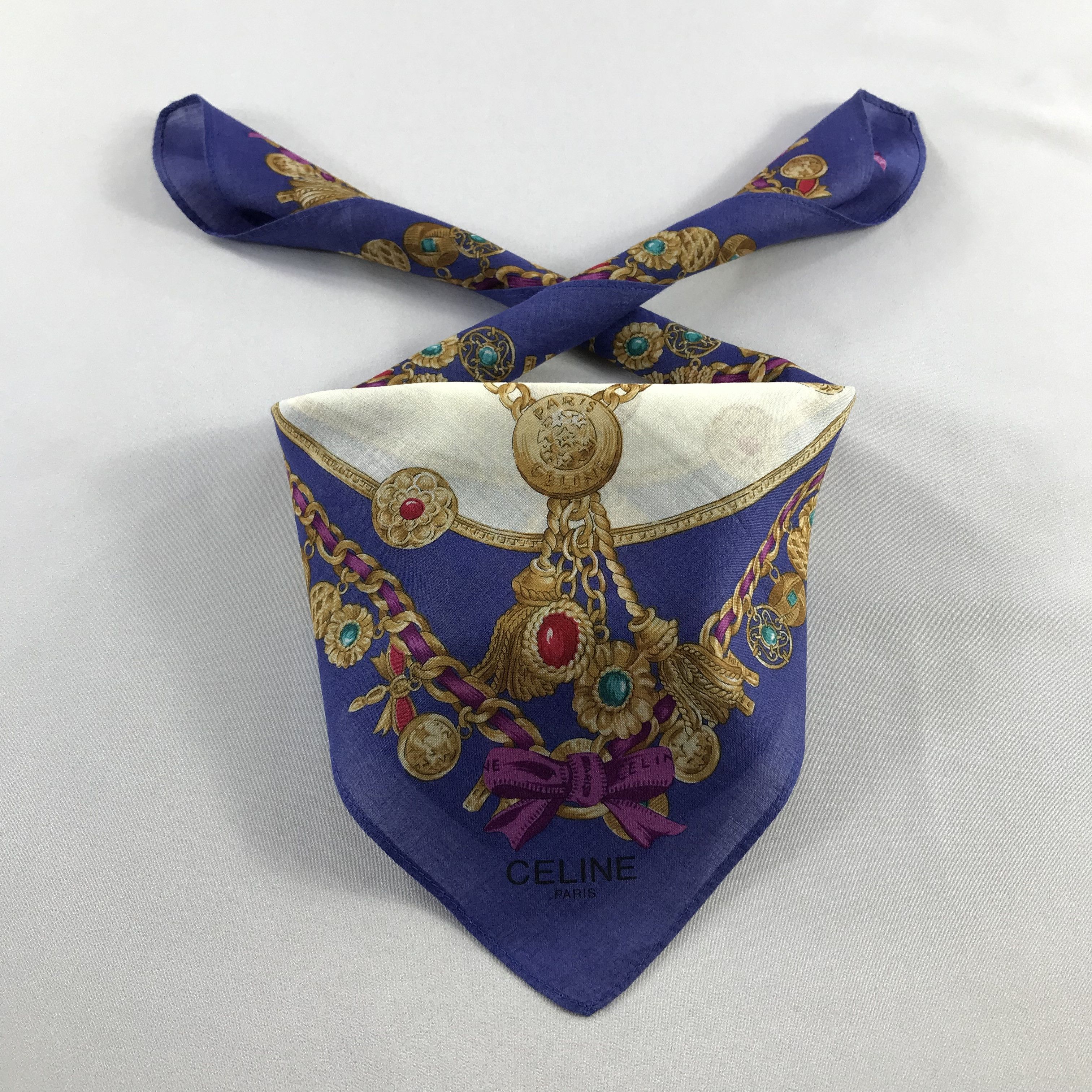 Celine Celine Handkerchief / Bandana / Neckerchief C547 Size ONE SIZE - 1 Thumbnail