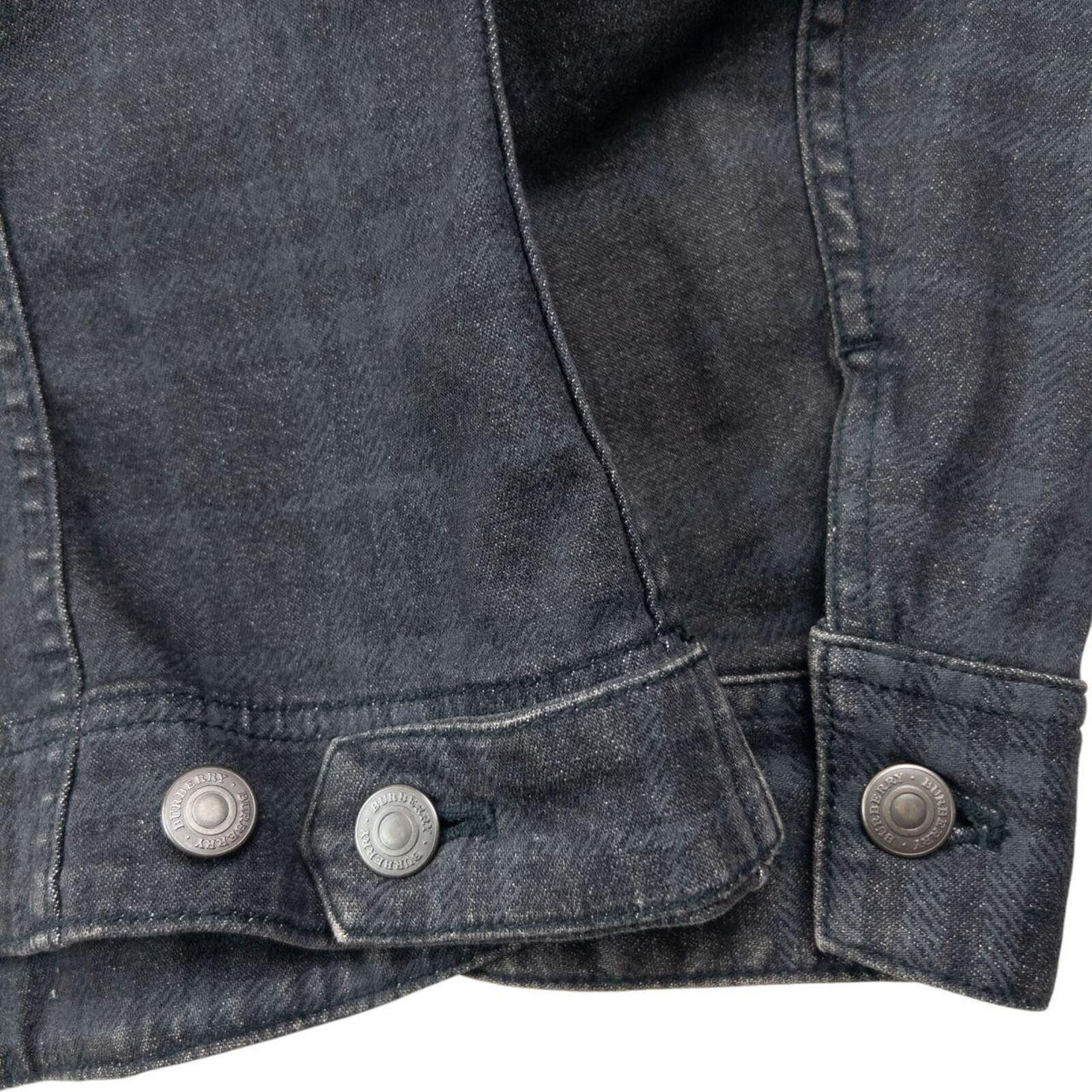 Burberry Vintage 2000s Burberry Nova Check Button Up Denim Jacket S Size S / US 4 / IT 40 - 5 Thumbnail