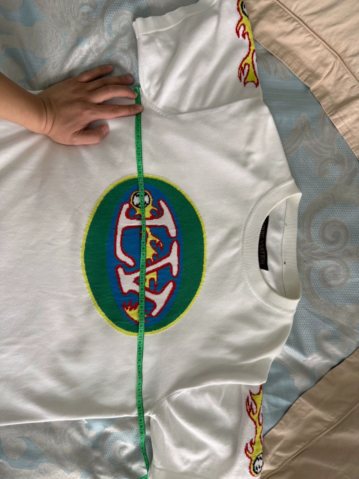 Louis Vuitton LV Big Logo Basketball Knit Short Sleeve T-shirt L Size US L / EU 52-54 / 3 - 6 Thumbnail