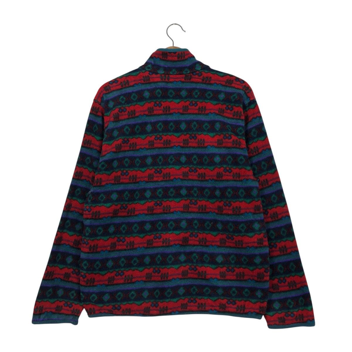 Japanese Brand 📌Vintage Fleece Jacket L.L.Bean Navajo Native Aztec Design Size US M / EU 48-50 / 2 - 11 Thumbnail
