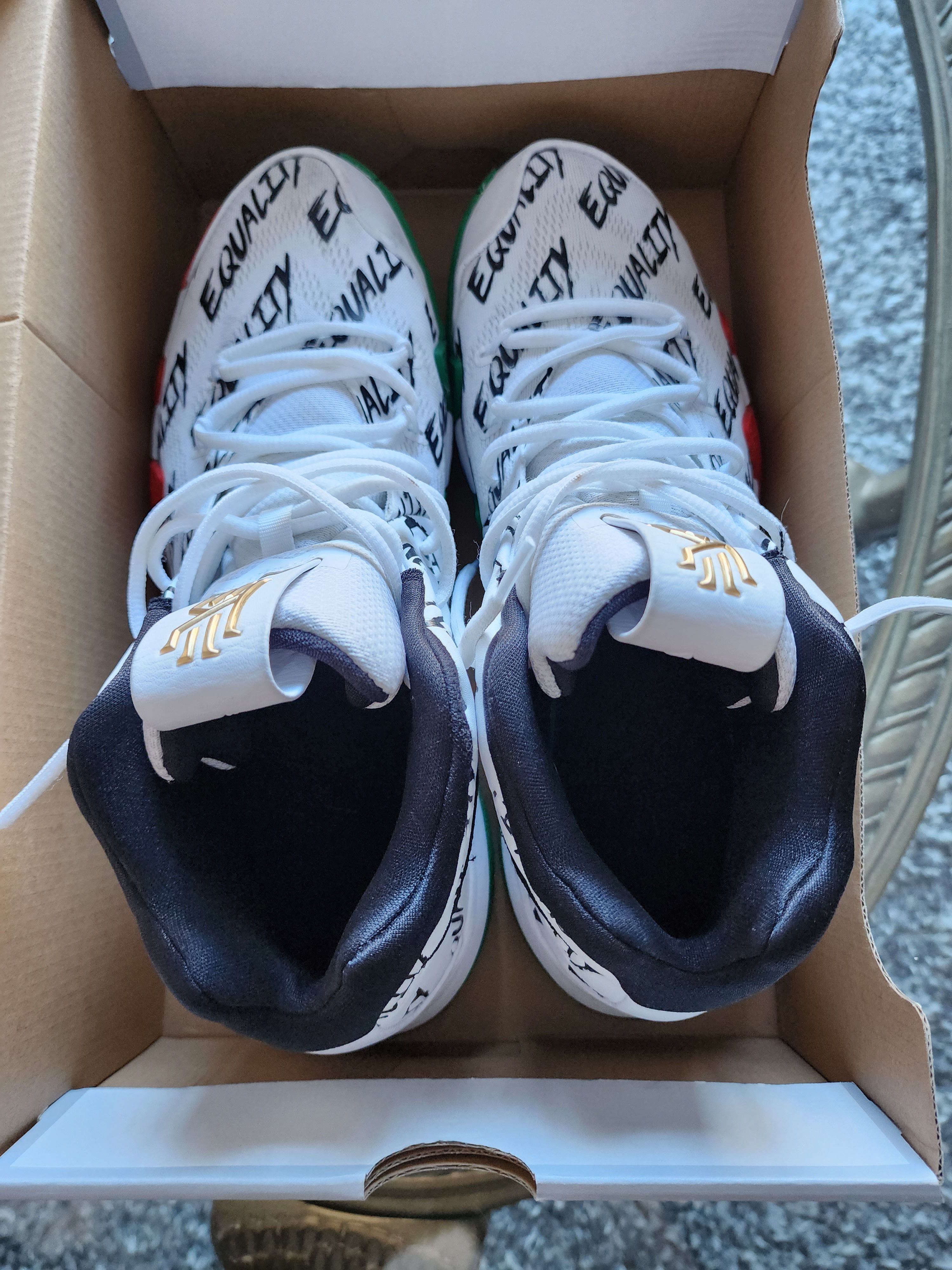 Nike Nike Kyrie 4 "Black History Month" 2018 Size US 11.5 / EU 44-45 - 5 Thumbnail