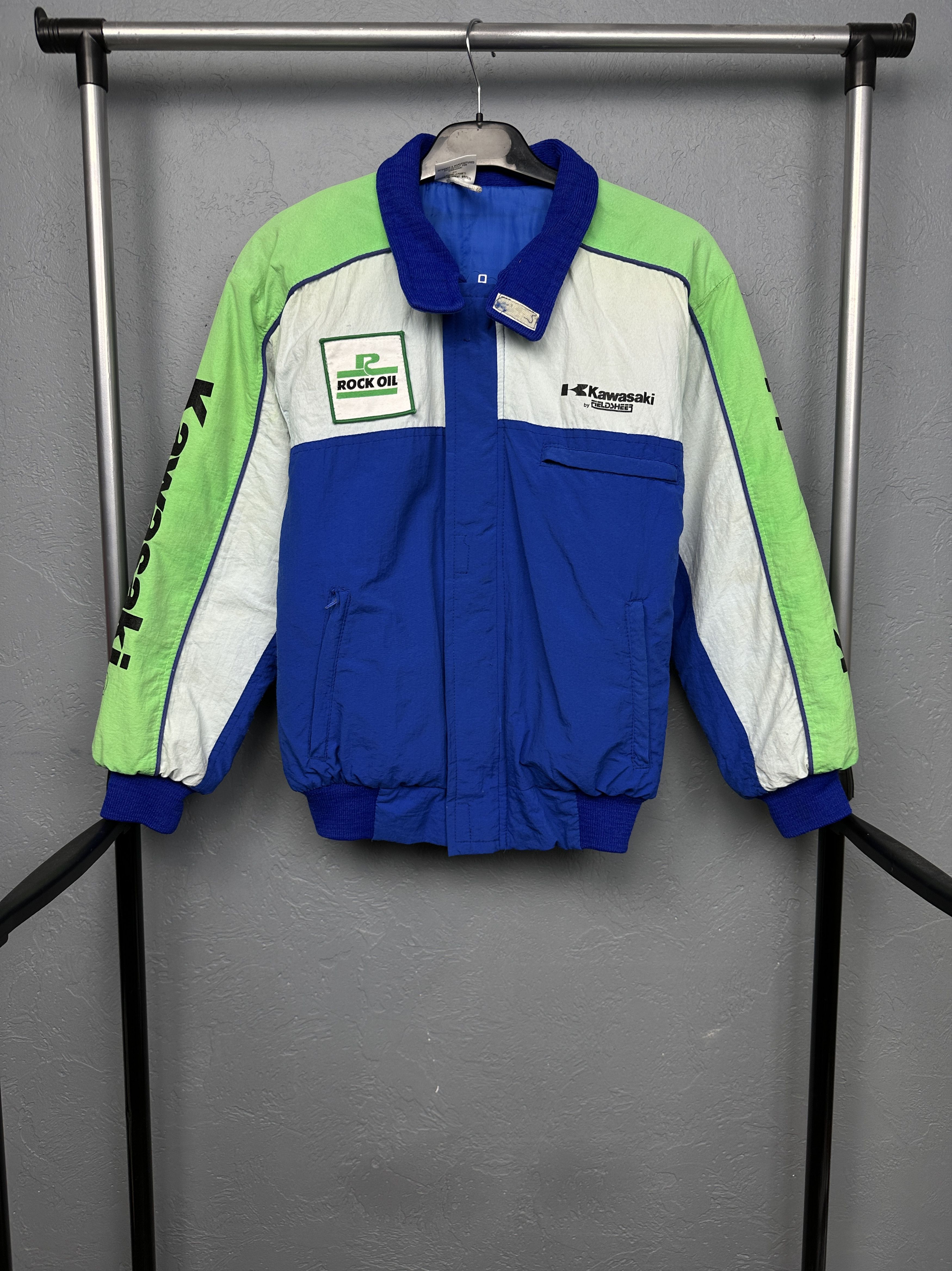 Vintage Kawasaki Racig Team by Lewis James Nylon Jacket Size US XS / EU 42 / 0 - 1 Thumbnail