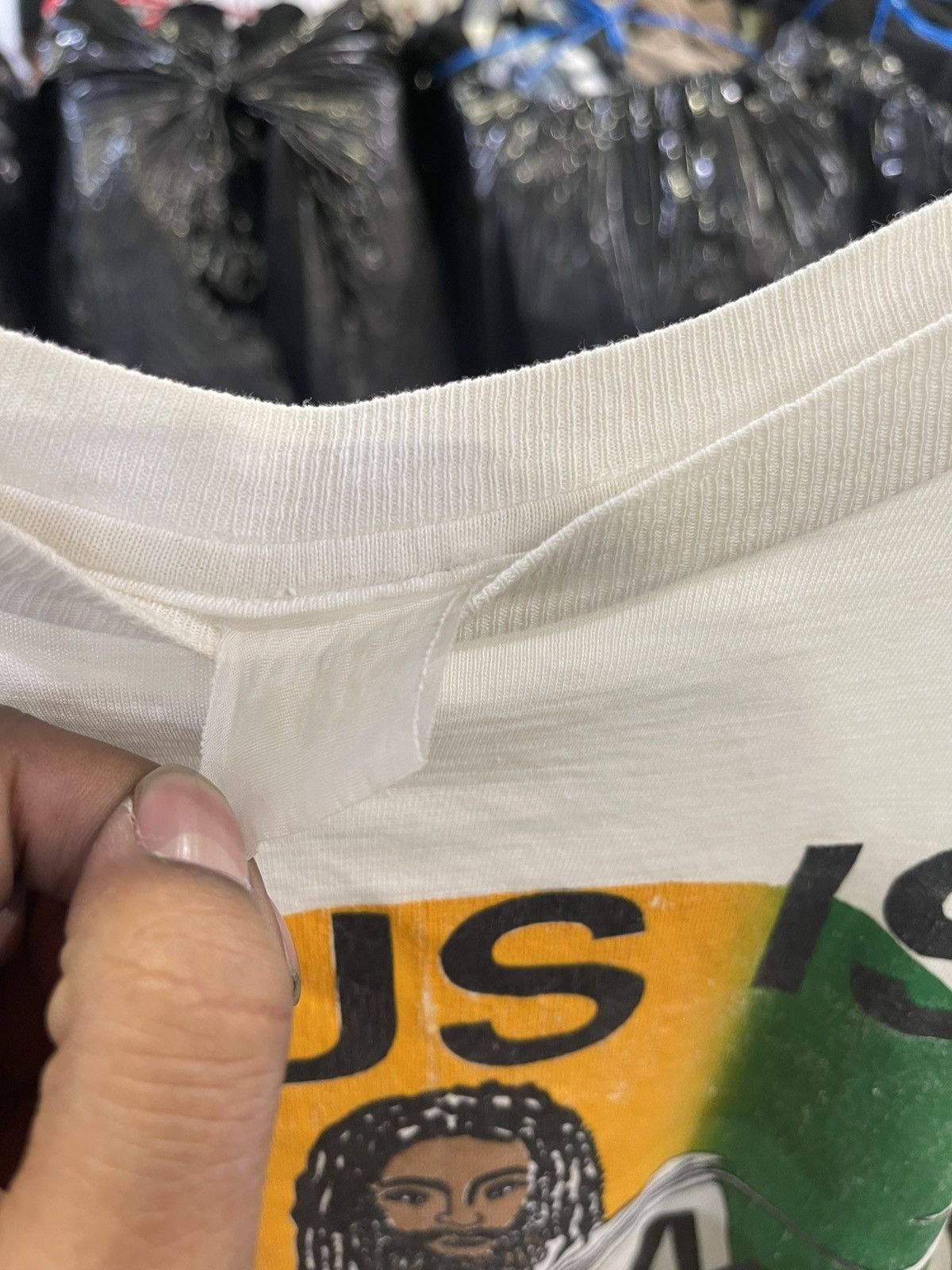 Vintage Vintage 90's 'Jesus Is A Black Man' Tee | Grailed