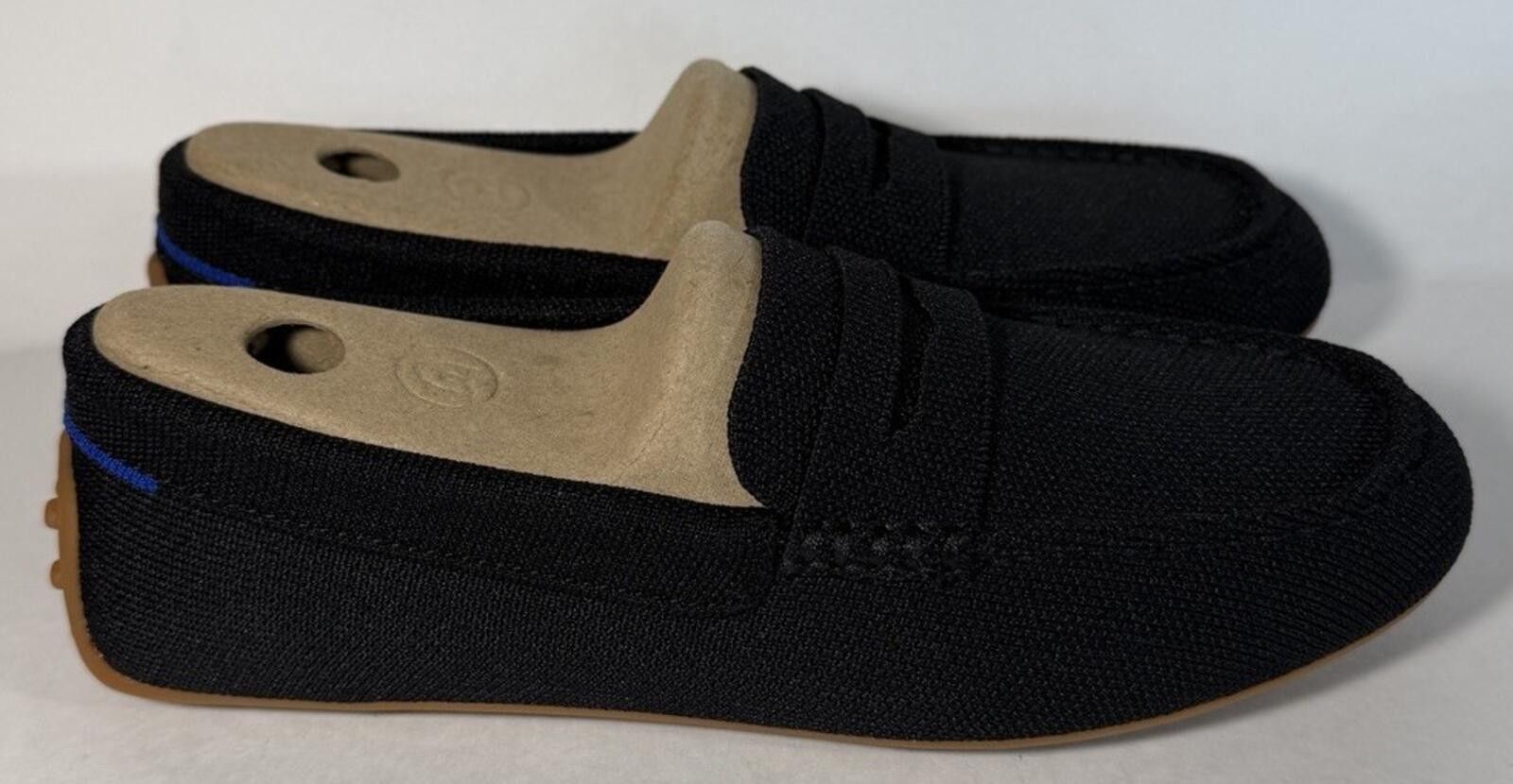 Rothy's ROTHY'S The Daily Driver Loafers 303-001 Black Pegged Outsol Size US 7.5 / IT 37.5 - 2 Thumbnail
