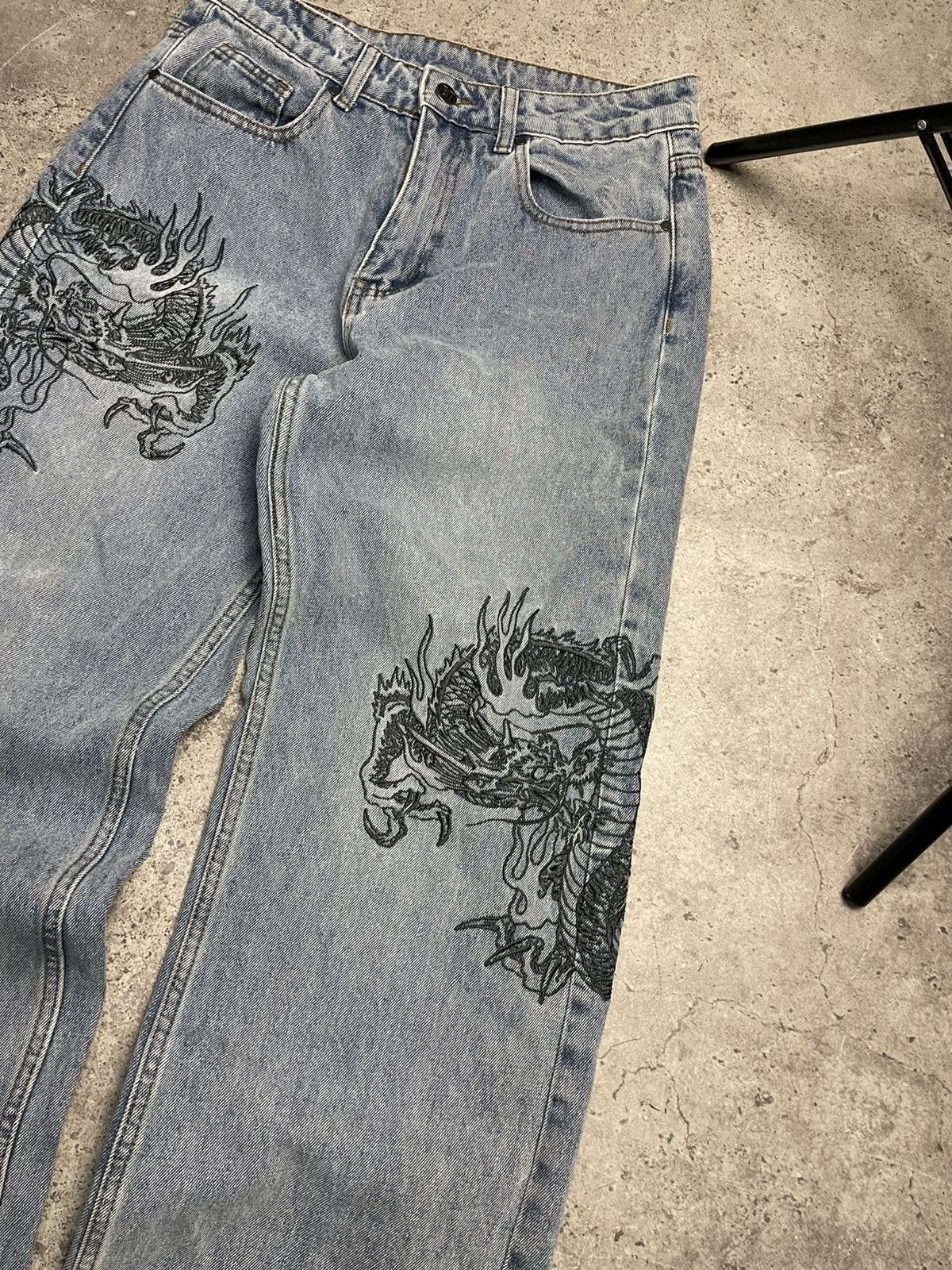 Ed Hardy Ed Hardy Urban Outfitters baggy jeans rap denim pants Size US 30 / EU 46 - 8 Thumbnail