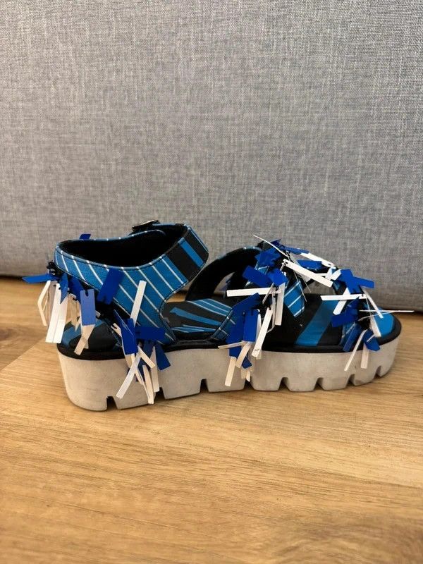 MSGM MSGM Italy Creative sandals with straps platform 38 Size US 8 / IT 38 - 3 Thumbnail