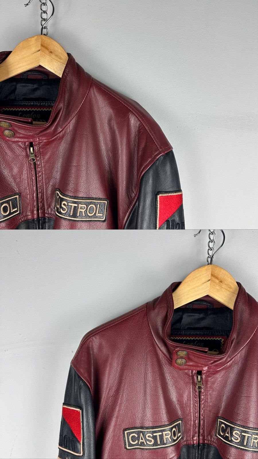 Marlboro Vintage Rare Marlboro Racing Leather Jacket Brando Size US XXL / EU 58 / 5 - 5 Thumbnail