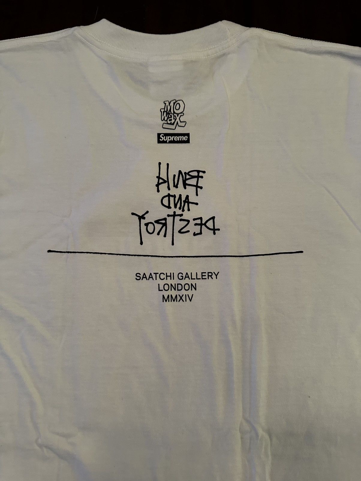 Supreme Supreme Mo’ Wax Box Logo Tee Size US M / EU 48-50 / 2 - 2 Thumbnail
