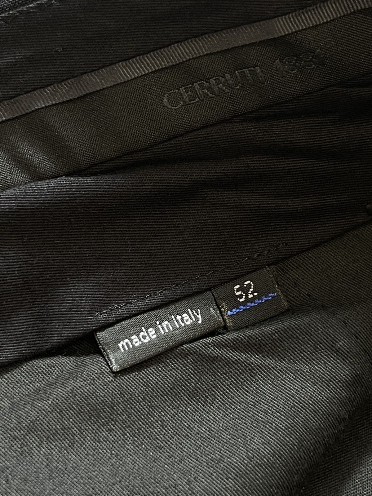 Cerruti 1881 × Vintage Cerruti 1881 Vintage trousers Black Wool Pleated Pants Size 42R - 9 Thumbnail