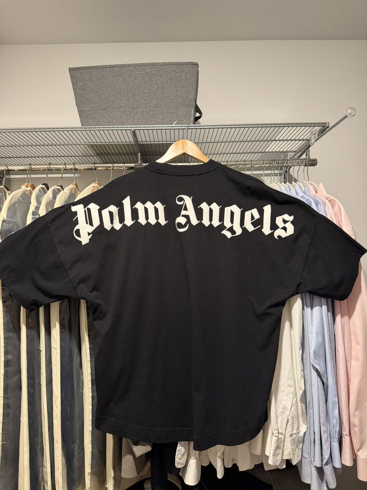 Palm Angels Palm Angels Classic Logo Tee Black Size US M / EU 48-50 / 2 - 2 Thumbnail