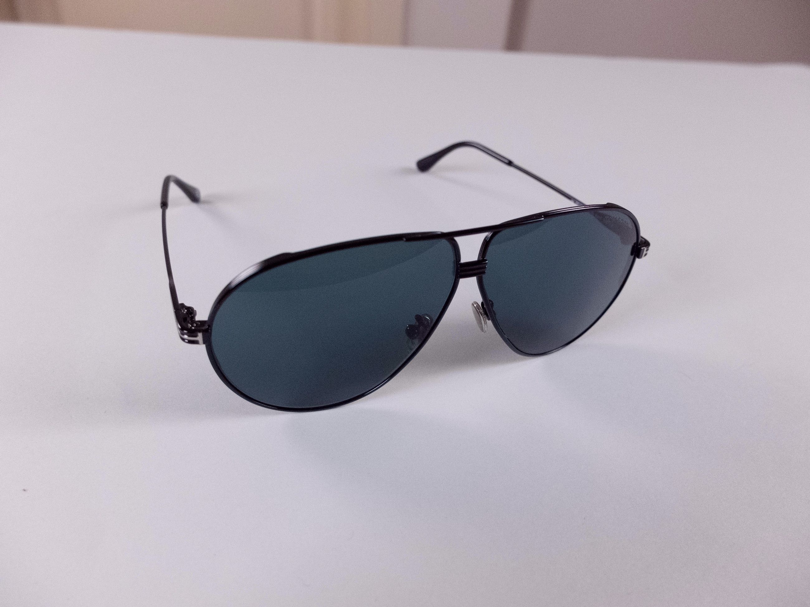 Tom Ford TOM FORD Jet black aviator pilot sunglasses UV protect. 64mm Size ONE SIZE - 2 Thumbnail