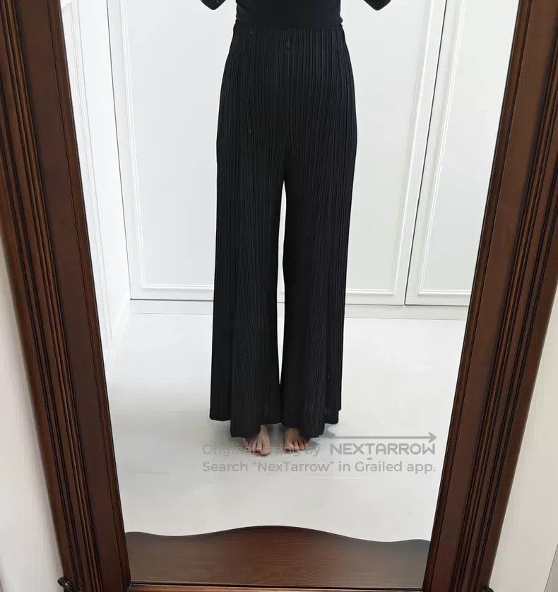 Issey Miyake Issey Miyake Ruffle Pants Carbon Gray Size 25" / US 0 / IT 36 - 5 Thumbnail