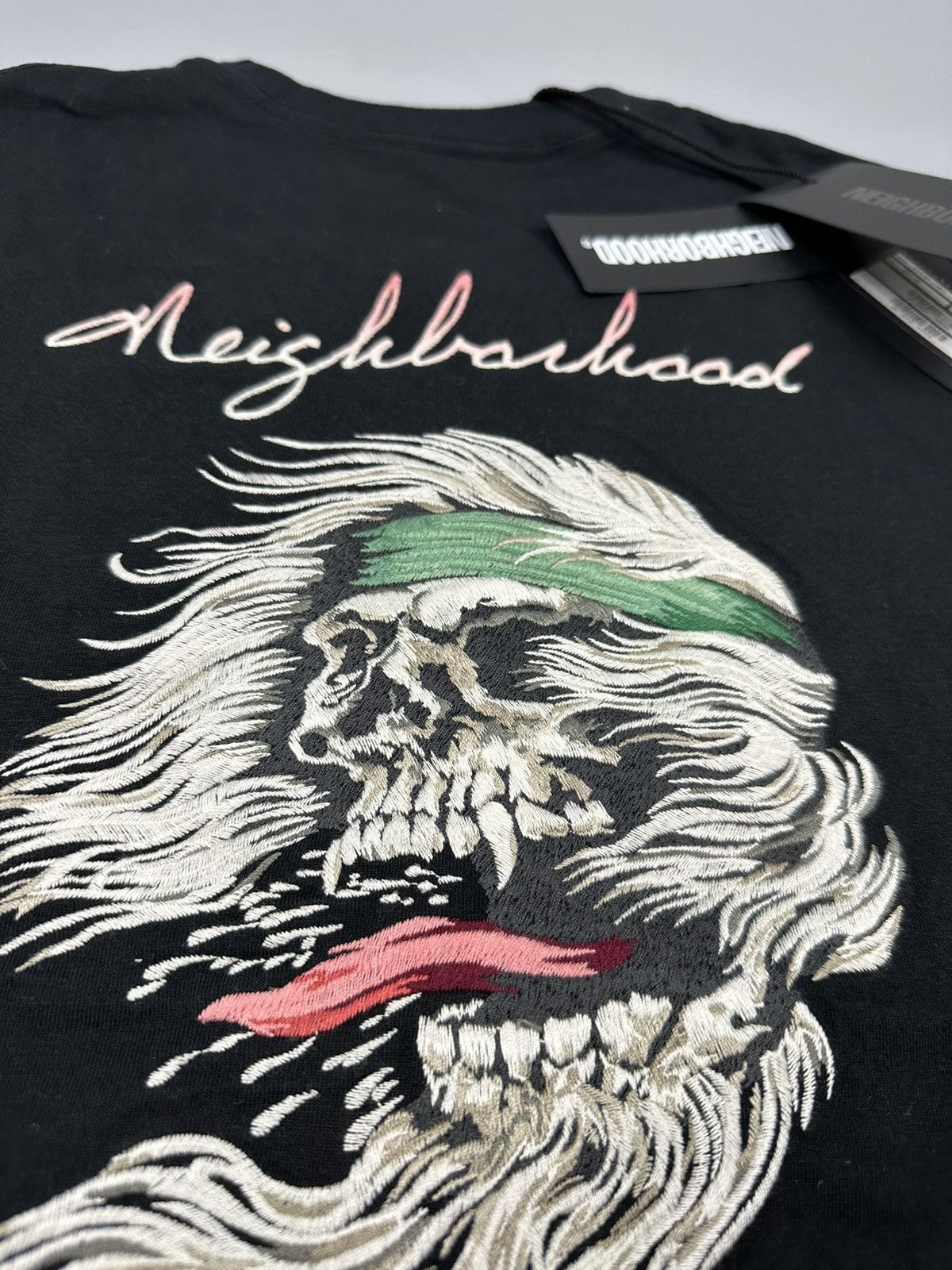 Neighborhood Neighborhood Japan Embroidery Skull Tee Size US M / EU 48-50 / 2 - 8 Thumbnail