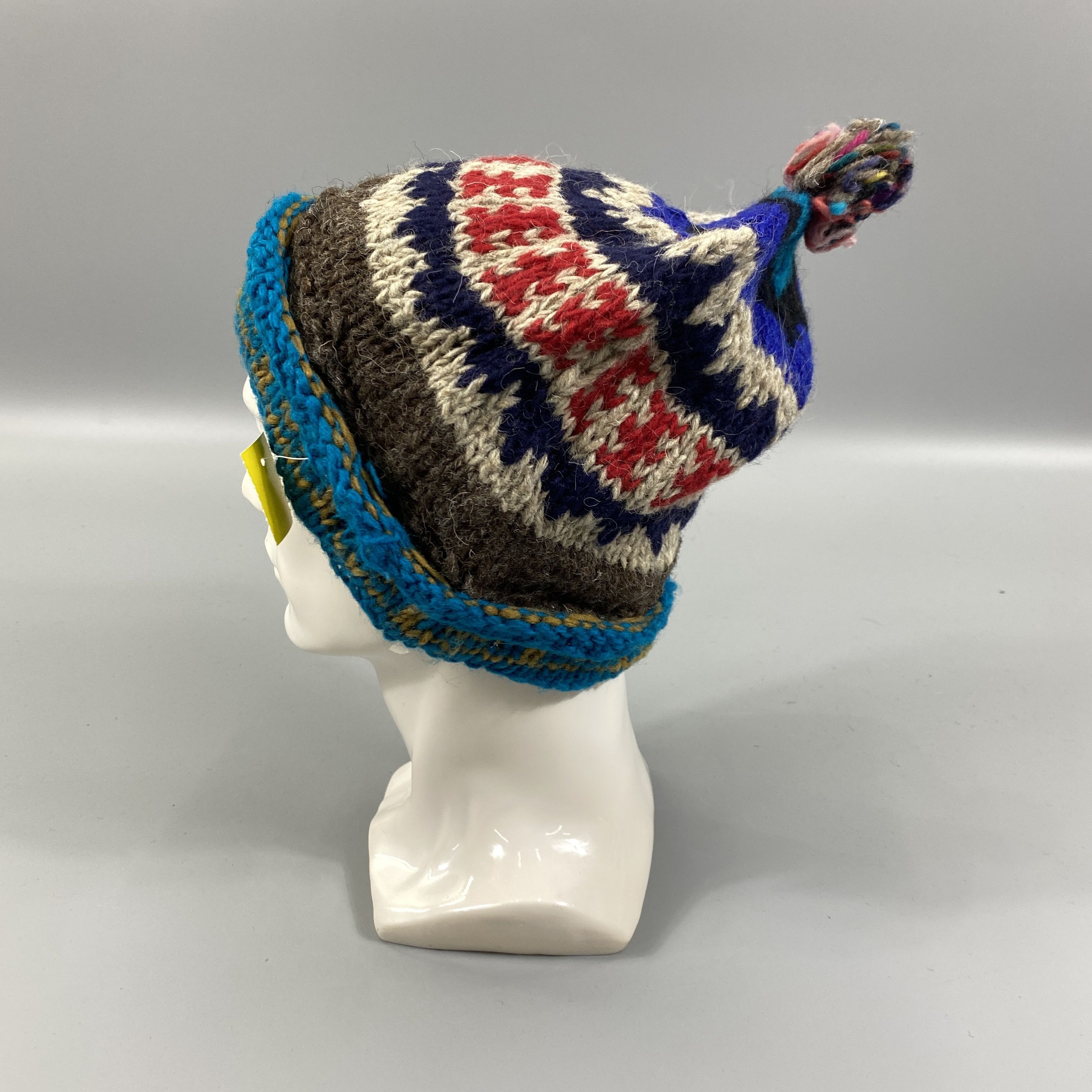 Japanese Brand Multicolor Pattern Snow Cap Beanie Hat -BN1162 Size ONE SIZE - 1 Thumbnail