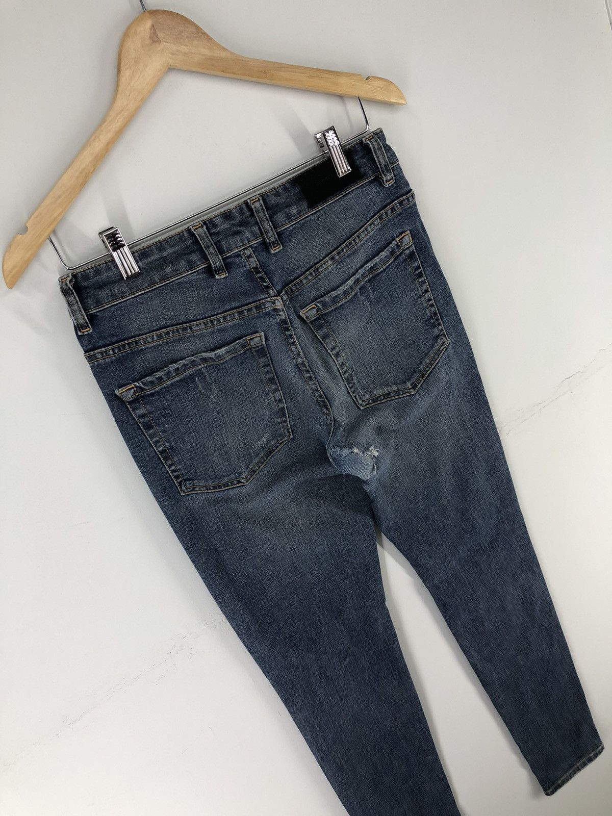 Represent Clo. Represent Destroyer Denim Rockstar Blue Skinny Jeans Size US 28 / EU 44 - 11 Thumbnail