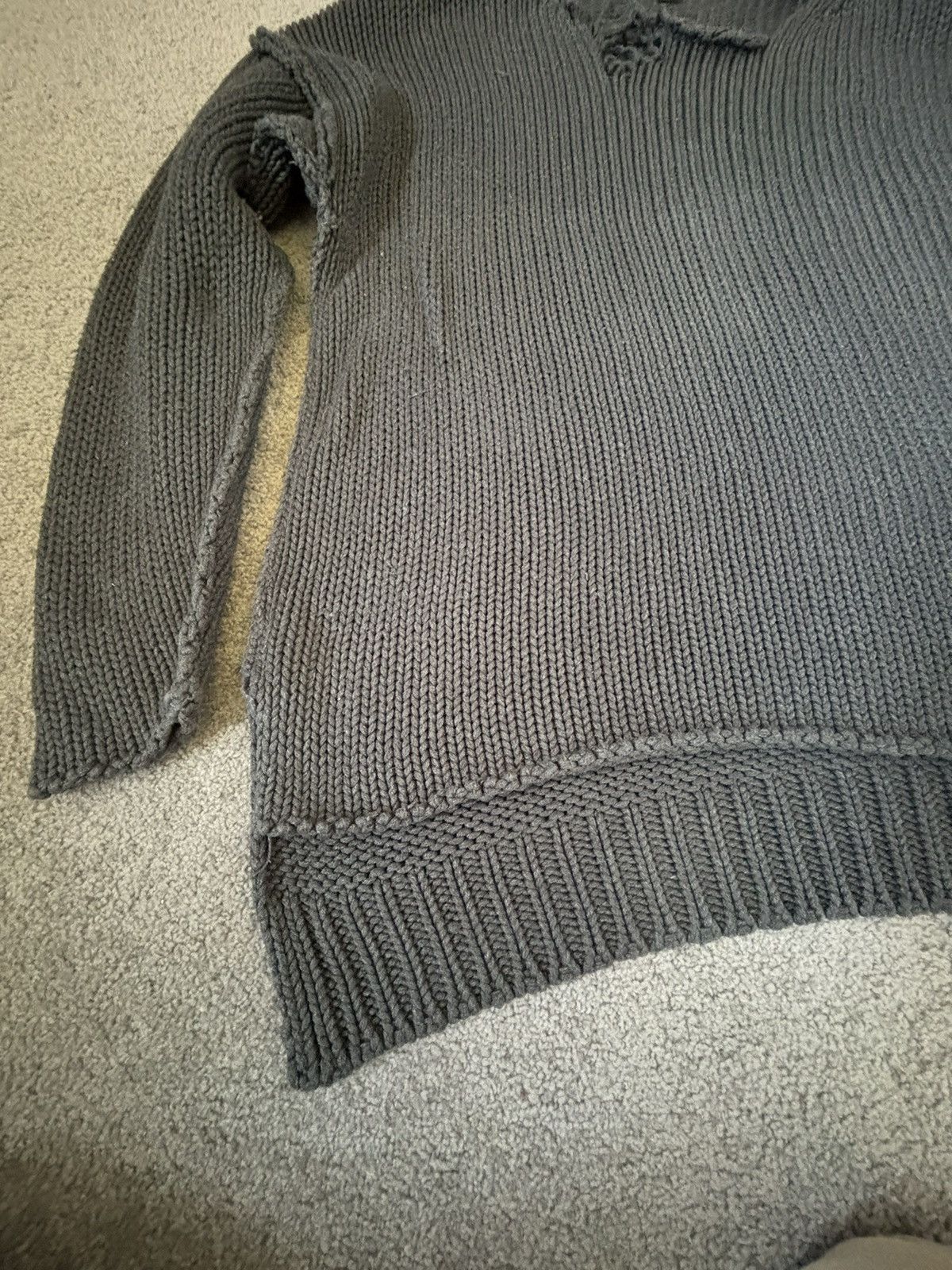Ksubi Archive Ksubi Oversized Distressed Sweater Kurt Cobain style Size US L / EU 52-54 / 3 - 8 Thumbnail