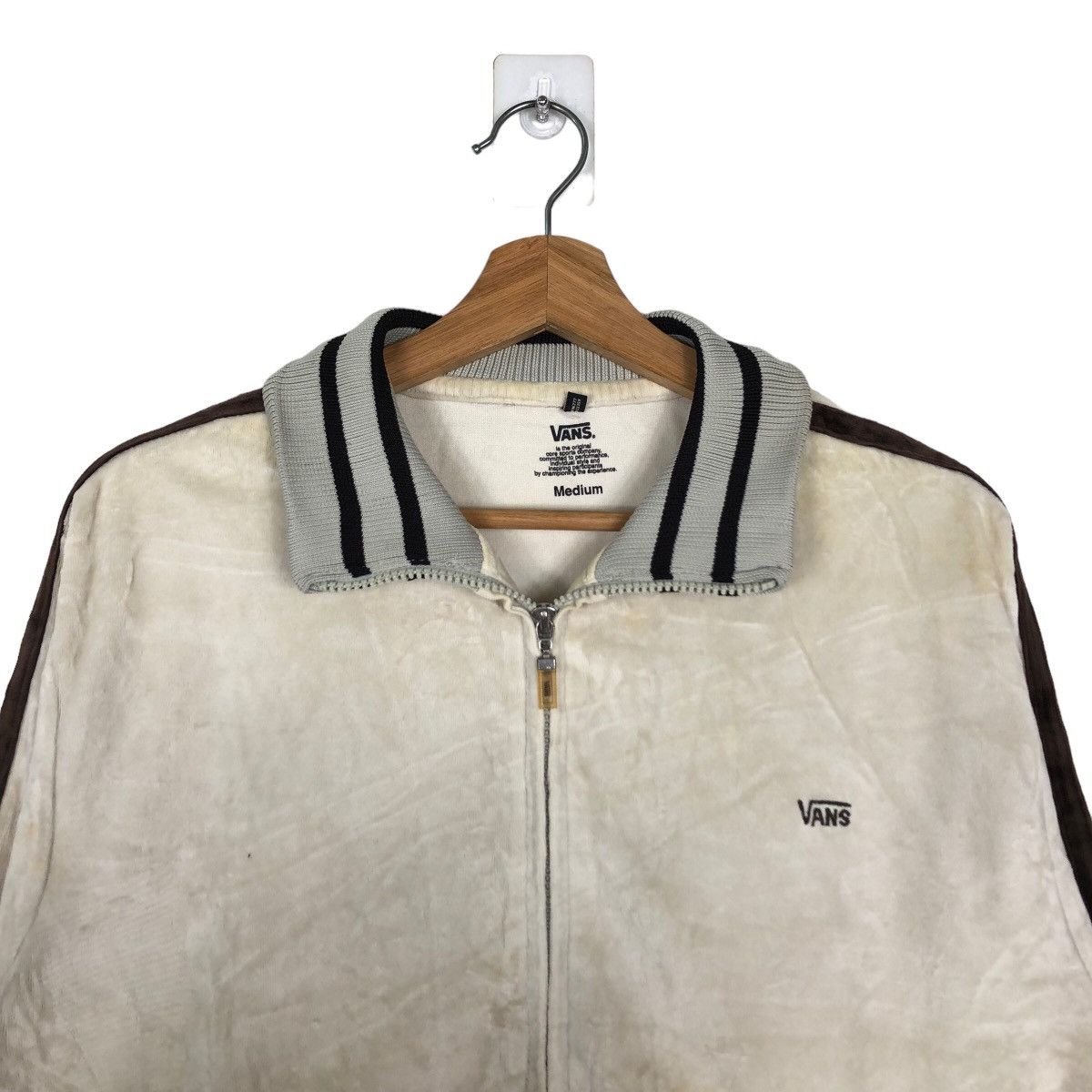 Japanese Brand 🔥Vintage Zipper Jacket Vans Skate Size US M / EU 48-50 / 2 - 3 Thumbnail