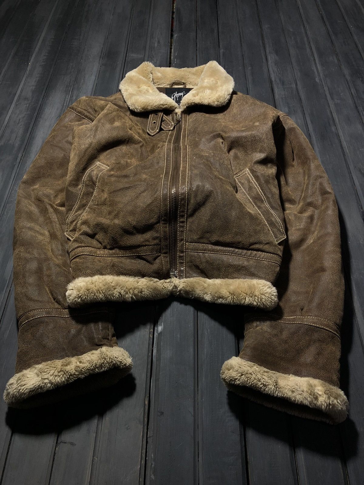 Japanese Brand VTG Avant Garde If Six Was Nine Style Fur Leather Jacket Size US L / EU 52-54 / 3 - 1 Thumbnail