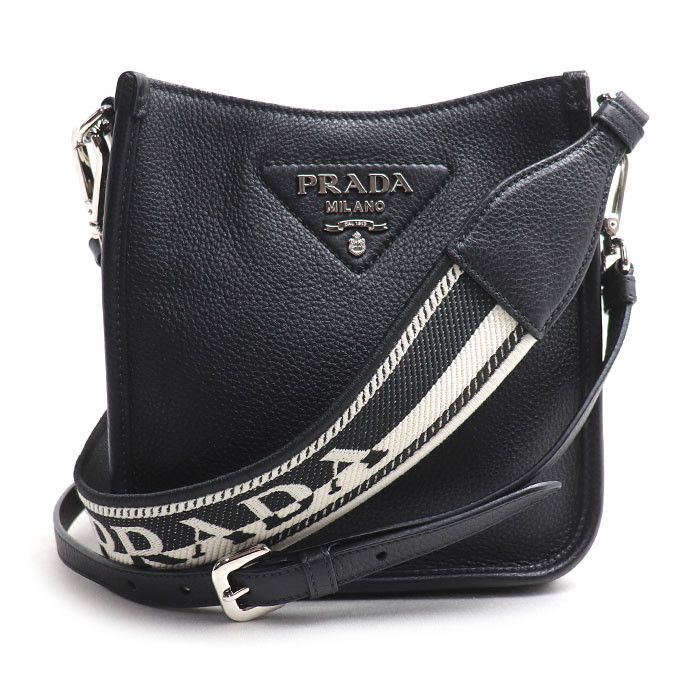 Prada Prada Prada Vitello Daino Leather Shoulder Bag Leather Shoulder Bag 1BH191 DUTY FREE for USA Size ONE SIZE - 1 Thumbnail