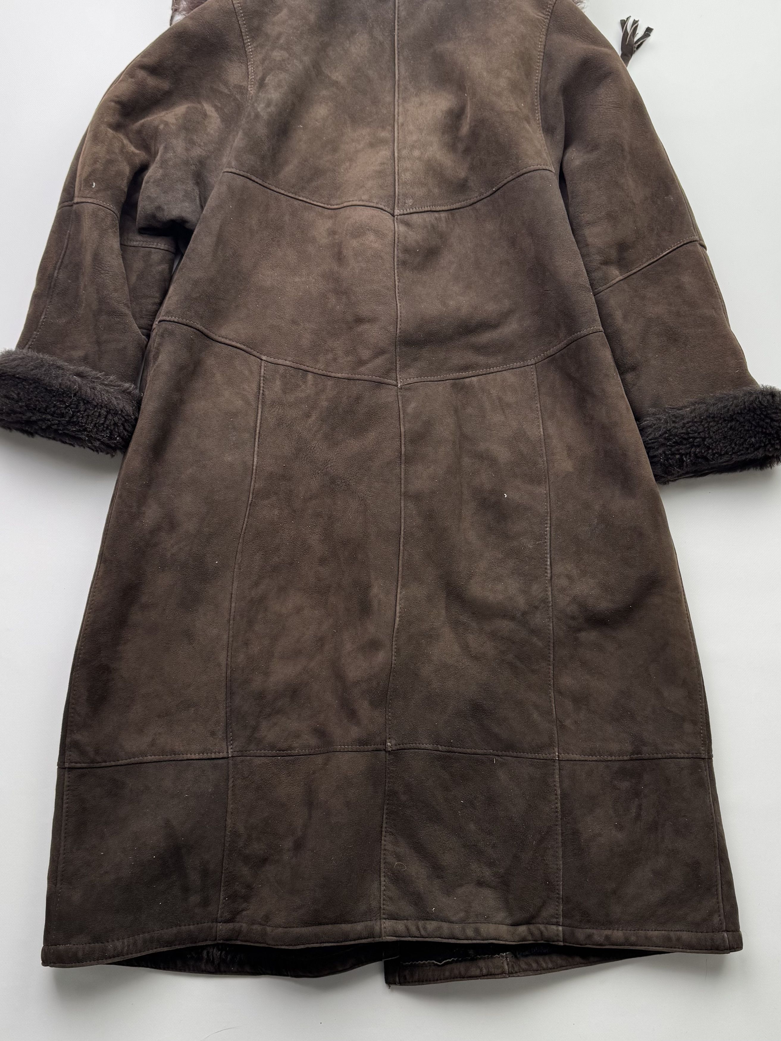 Vintage Vintage Real Sheepskin Hooded Coat B524(V22)E2 Size M / US 6-8 / IT 42-44 - 14 Thumbnail