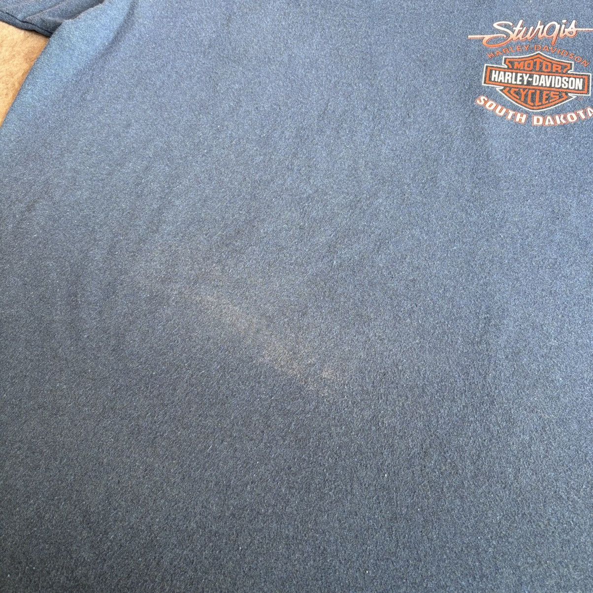 Harley Davidson Vintage Harley Davidson 2009 Sturgis South Dakota T Shirt Size US L / EU 52-54 / 3 - 4 Thumbnail